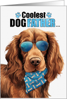 Father’s Day Sussex Spaniel Dog Coolest Dogfather Ever card