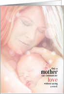 Mother’s Day Sentimental Mom and Baby card