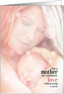 1st Mother’s Day Sentimental Mom and Baby card