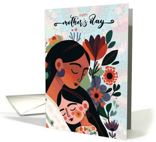 India Inspired Mother's Day Cultural and Colorful card (1822182)