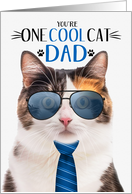 Calico Cat Father’s Day for Dad One Cool Cat card