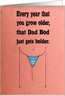 Birthday for Dad Bods with Speedo card