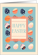 Happy Easter Colorful Easter Eggs card