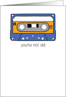 Cassette Tape Birthday Card