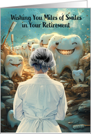 Smiles Line Up for a Retiring Dentist card