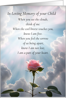 Mothers Day Bereaved Grieving Loss of Child Sympathy Spiritual Poem card