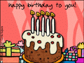 happy birthday,birthday,cake,candles,family,party,congratulations,animated card,