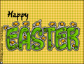happy easter, chick, easter, spring, peeps, plaid