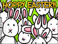 easter, bunny, bunnies, rabbit, easter countdown, holiday, spring, hoppy easter, happy easter