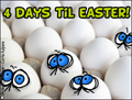 easter countdown, happy easter, eggs, spring,