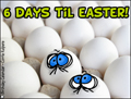 easter countdown, happy easter, eggs, spring,