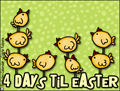 easter countdown, happy easter, peeps, chicks, spring,