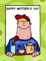 mother,mom,mommy,mother's day,breakfast,son,husband,pamper