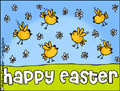 easter, happy easter, chicks, peeps, spring