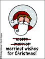 merriest santa,merry christmas,xmas,merry,merrier,happy holidays,