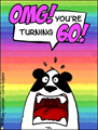 birthday, OMG, 60, turning 60, 60th birthday, shocked ,getting older, panda,