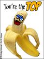 you're the best,the top,top banana,great job,well done,succes,great,