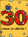 30, 30th birthday, 30 reasons to celebrate, turning 30, celebration,birthday, 30th