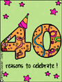 40, 40 reasons to celebrate, turning 40, birthday, celebration, 40th birthday,