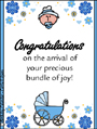 it's a boy, baby, baby boy, infant, boy, son, nephew, godson, godchild, congratulations, announcement, baby shower invitation, invite, newborn, new parents, new mom, new dad