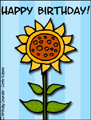 happy birthday,birthday boy,birthday girl,birthday,sunflower,flower,