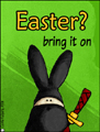 ninja bunny, easter, easter bunny, rabbit, bunnies, ninja, martial arts