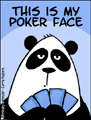 panda,poker,poker face,cards,hobby,gamble,gambling,player,casino,bluff,