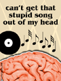brain stupid song, earworm, ohrwurm, music, catchy, jingle, funny, humour, humor, humorous, word play, pun