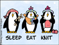knitting,knitter,knit,yarn,yarnaholic,hobby,wool,dog,aleep,eat,penguin,knit wit,