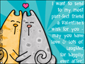 valentine, valentine's day, cat,friends, heart, pink, love, friend, romance, beloved, xoxo