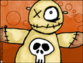 voodoodle,skull,voodoo,dolly,hug,goth,gothic,hi,hello,hug,friends,voodoo doll,