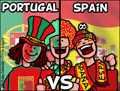2010 worldcup, FIFA, soccer, football, portugal vs spain, last 16