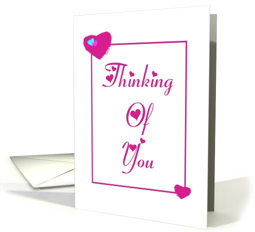 Thinking of You-Husband-Red Hearts-Design card (565908)
