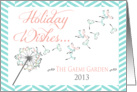 Dandelion Wishes Gaemi Garden Holiday card