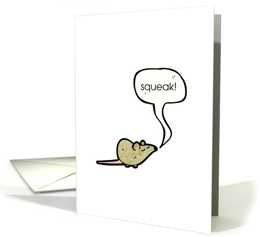 Mouse Squeak Missing You card (1209242)