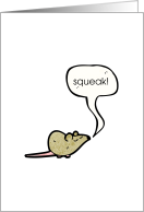 Mouse Squeak Missing You card