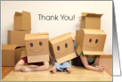 Thank you Helping us Move Box Happy card