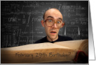 Birthday on February 29th Leap Day Calculations card