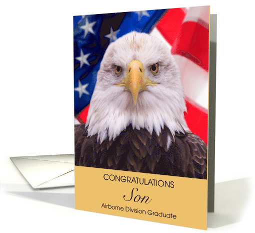 Son Airborne Division Graduate Eagle American Flag... (1245022)