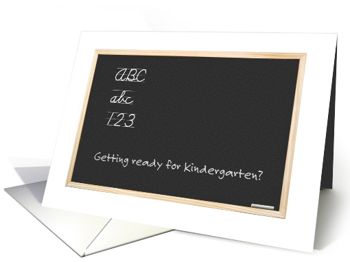 Transitional Kindergarten Pre K congratulations Chalkboard card