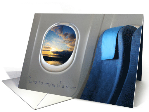 You've been Upgraded Window Seat Airplane Flight... (1252294)