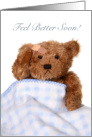 Ear Keloid Surgery Teddy Bear Get Well card