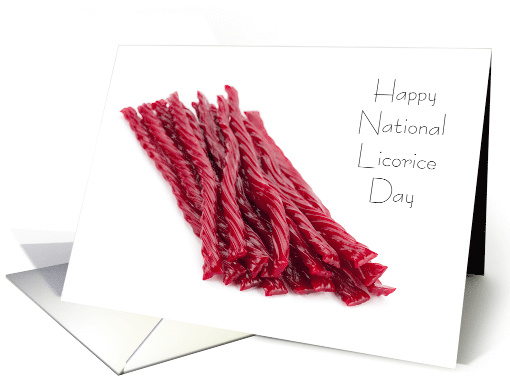 Happy National Licorice Day Red Vines Candy Holiday card (1269740)
