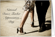 National Dance Teacher Appreciation Day Tango Legs card