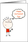 Cartoon Stick Figure Doodle All Day Cartoonish Day card