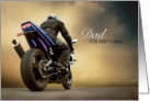 Motorcycle Bike Dad Father’s Day You Keep it Real card