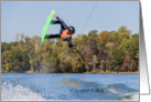 Wakeboarding Dad Father’s Day You Keep it Real card