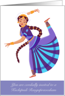 Kuchipudi Rangapravesham Indian Dance Performance Invitation card