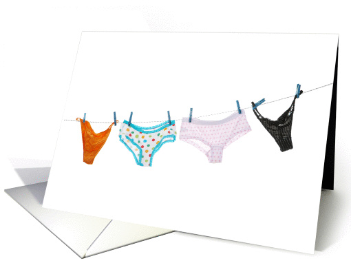 Ladies Panties Laundry Clothes Line National Underwear... (1309310)
