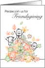 Friendsgiving Animated Fall Foliage Frolicing Friends card